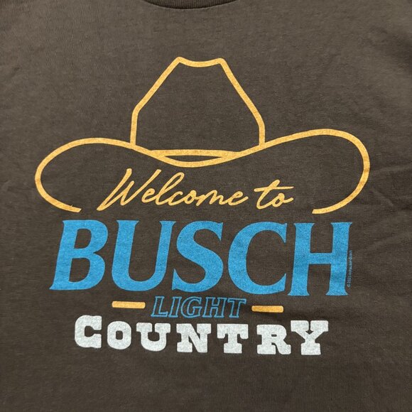 Welcome to Busch Light Country T-Shirt Size Large - Picture 2 of 4